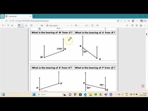 How to Draw Bearings Correctly | IGCSE & WAEC Maths
