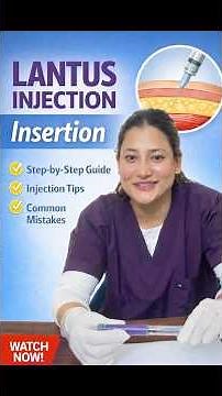 Lantus Insulin Injection Guide 💉 | Best Injection Site & Mistakes to Avoid