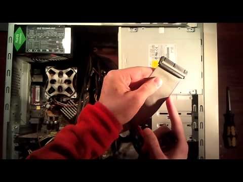 Instalación de lectograbadora de DVD - Lectora de CD