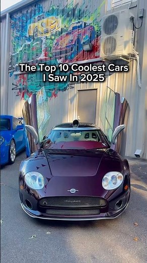 Top 10 Coolest Cars I Saw In 2025 (This Was An Awesome Year!) #fyp
