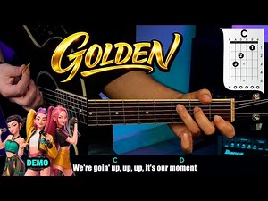 Golden - Huntrix (GUITARRA)