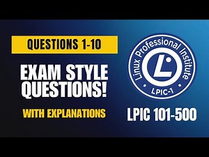 LPIC-1 (101-500) Exam-Style Practice Questions 2025 | Q1–10 (With Explanations)