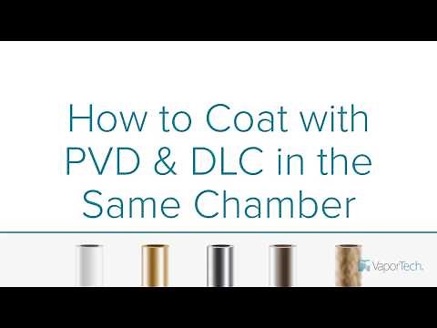 How to coat with PVD and DLC on one machine.