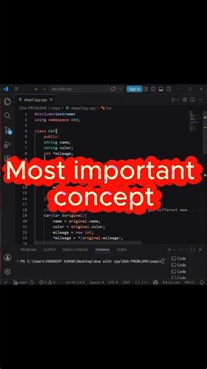 Deep copy program in just 15 seconds #CodeBowla
