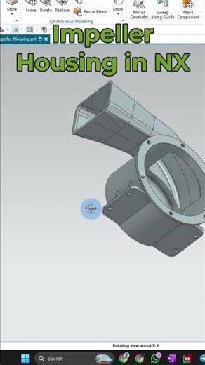 Siemens NX- Impeller Housing part
