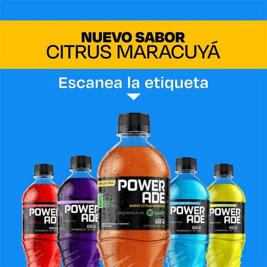 Ahora en las etiquetas de Powerade encuentra el código que te lleva a nuestras playlists, elige la tuya y recarga de energía tu rutina. 🏃🏻🚴‍♂️🏋️‍♀️ #PausaEsPower 💧 | Powerade