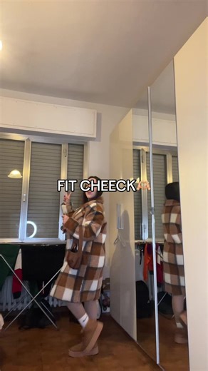 Fit Check Outfit: Shein Dress, Teddy Bear Coat, Nike Socks, Shein Bag, Online Shopping Haul