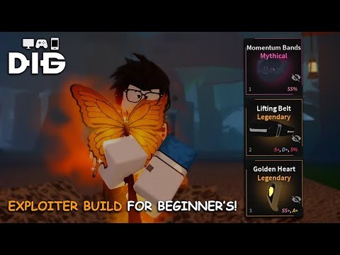The CHEAP EXPLOITER'S BUILD For BEGINNERS in Roblox DIG!