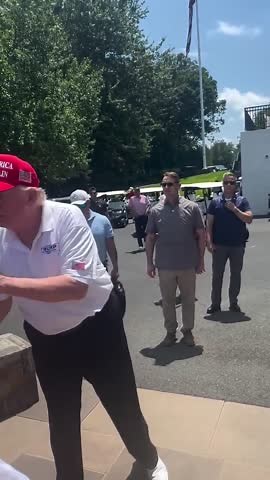 2.1M views · 51K reactions | President Donald J. Trump at Trump National Golf Club in Washington, D.C. this afternoon!  | Eric Deters for Kentucky and America | Facebook