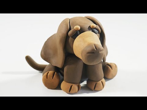 How to Make a Clay Dog 🐶 | Easy and Quick Step-by-Step Guide | Play-Doh and Plasticine Tutorial
