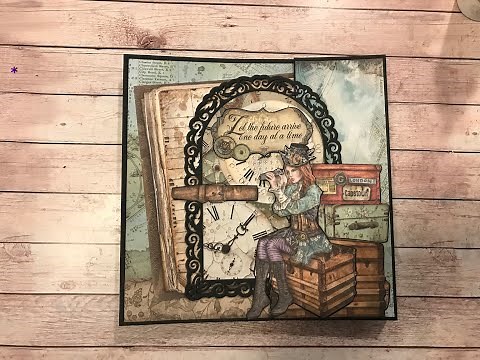 LARGE FOLIO LADY VAGABOND PART 1 SHELLIE GEIGLE JS HOBBIES AND CRAFTS