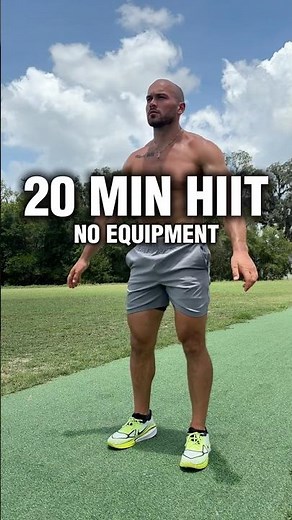 🔥20-Minute HIIT Cardio Workout for Fat Loss | No Equipment at Home