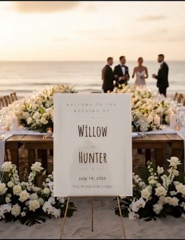 Wedding Welcome Sign: Wedding Reception Decor - Etsy