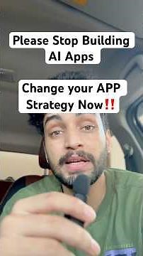 Please Stop Building AI Apps Change your APP Strategy Now! #chatgpt #aiapp #appideas #vibecoding