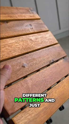 Deck Makeover in Minutes: Easy Interlocking Tiles! #shorts