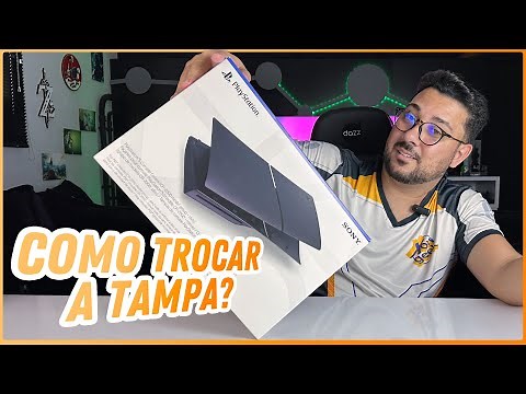 COMPREI A TAMPA PRETA PARA O MEU PS5 SLIM! APRENDA COMO TROCAR A TAMPA DO SEU PS5