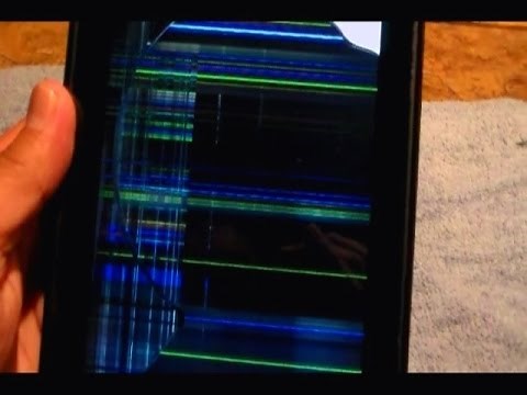How to fix vertical and horizontal LINES on Kindle Fire Screen, Fix frozen screen appearance.