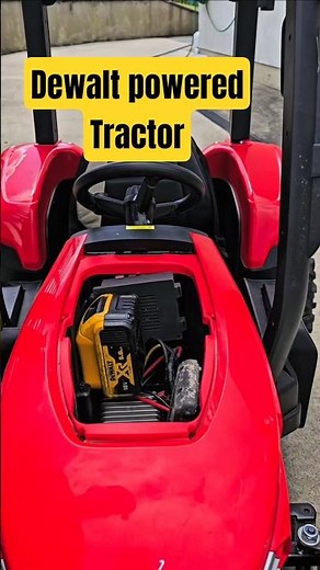 Dewalt Battery powering kids tractor #powertools #batteryrepair #powerwheels