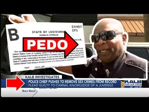 Police Chief Exposed As A Convicted Felon Child Sex Offender.