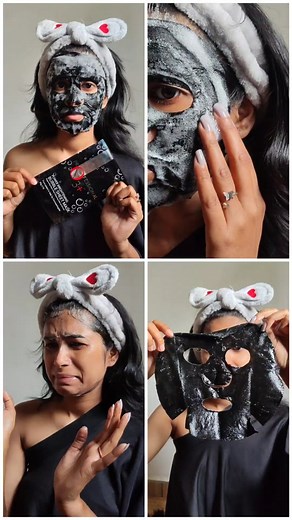 Aarti Kushwaha on Instagram: "Tried bubble sheet mask"