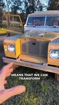 A 400 volt classic Land Rover #automobile #offroad #innovation