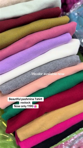 Stunning Pashmina T-Shirt Restock Available Now