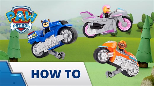 Watch PAW Patrol Moto Pups Deluxe Vehicles&colon; How-To on Amazon Live