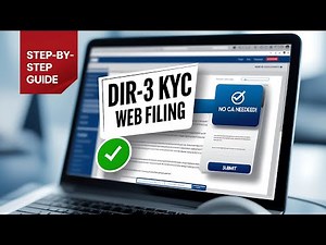How to File DIR-3 KYC Web Online | Step-by-Step MCA Portal Guide (No CA Needed!) | Elite Gurukul