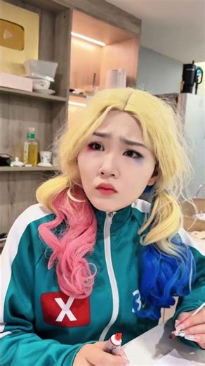 彩虹居然还可以这么画#Harley Quinn #joker