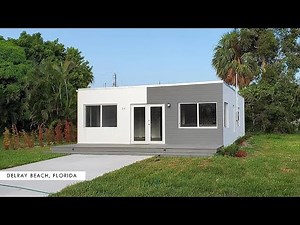 The First Shipping Container Home in Delray Beach, Florida