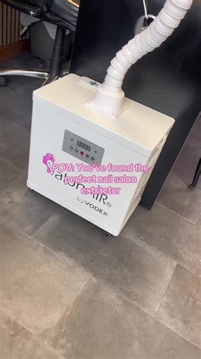 Goodbye floating dust, Goodbye lingering fumes… Want to know more? Comment “DUST”💅 #vodexbeautyextraction #dust #salonlife #beauty #nailtech