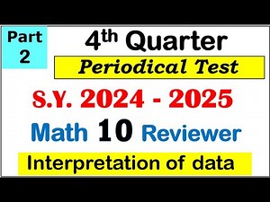 [Tagalog] 4th periodical test reviewer PART 2 #math10 #periodicaltest #fourthquartertest