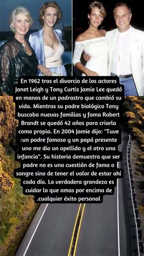 JAMIE LEE CURTIS: UN PADRE FAMOSO VS UN PAPÁ REAL