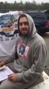 Our first racer of the day in high spirits! Welcome to Atco!! | Atco Dragway