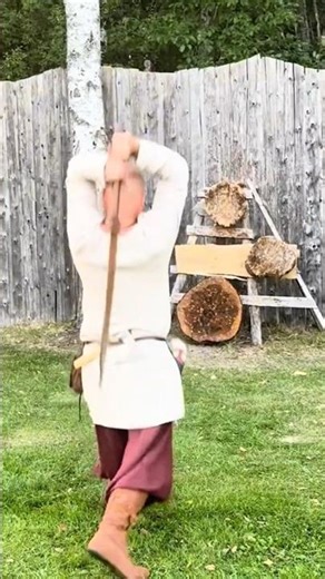 Viking Axe Throw Challenge #shorts