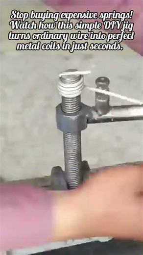 Amazing DIY Tool For Winding Custom Metal Springs
