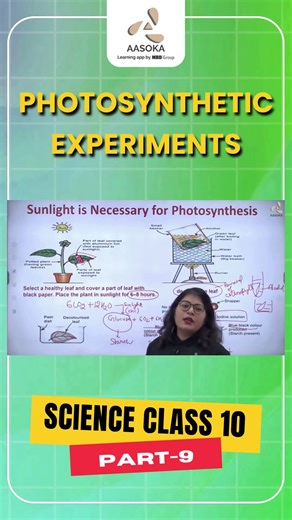 Life Processes: Photosynthetic Experiments | Part-9 | Science Class 10 | NCERT | CBSE 2025 | AASOKA