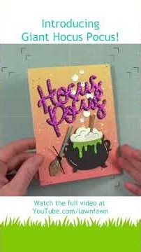 Introducing Giant Hocus Pocus! #halloween #hocuspocus #witchy #magic #handmade #papercraft