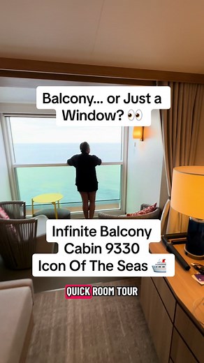 Infinite Balcony Cabin Tour on the Icon of the Seas