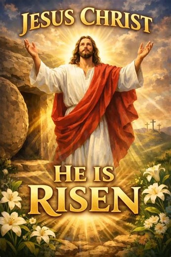 JESUS CHRIST IS RISEN HE'S ALIVE FOREVERMORE!!