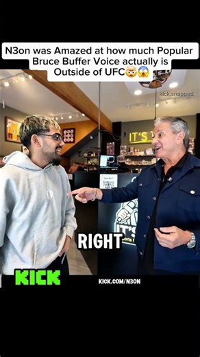 Bruce Buffer is More Famous then UFC🥊 #n3on #brucebuffer #ufc