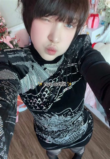 So small it fits in micro dresses smh 💫 #femboy #nye | nye outfit