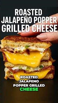 Roasted Jalapeno Popper Grilled Cheese | Tara the Foodie