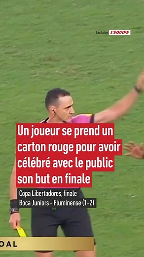1M views · 6.3K reactions | John Kennedy de Fluminense a offert la victoire en Copa Libertadores à son club ... mais a pris un carton rouge pour avoir célébré son but ... #copalibertadores #fluminense #bocajuniors | L'EQUIPE | Facebook