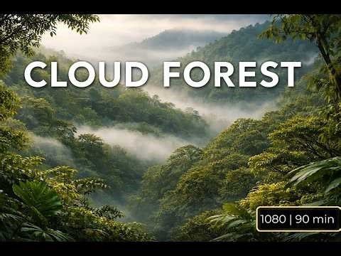 Amazon Cloud Forest Canopy (1080) | 90 min | Calm Nature Documentary Loop | Postcards in Motion