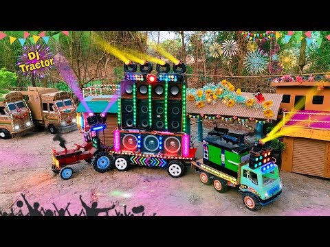 Mini Dj Truck gaming Setup | how to make big dj Tractor game Making Dj setup at home | dj wala SR