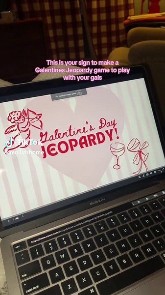 Create a Fun Galentines Jeopardy Game for Friends