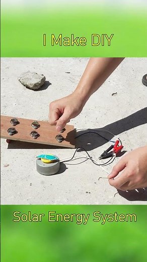 I make DIY Solar Energy System