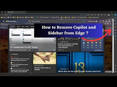 How to Remove Copilot and Sidebar from Edge ?