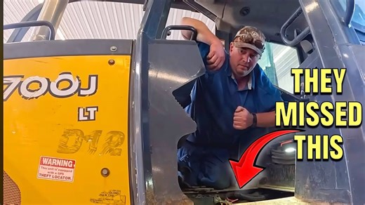 What the auction missed on this dead 700J dozer